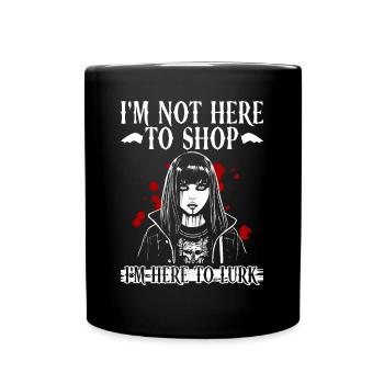 Mall Goth Gothic Grufti Saying Emo - Full Colour Mug - black - Front