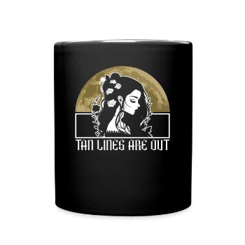 Les bandes de bronzage sont sorties - Moontan Gothic - Mug uni - noir - Devant