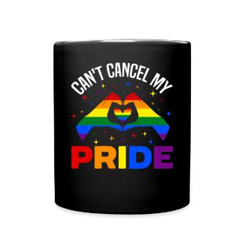 Je ne peux pas annuler mon mois arc-en-ciel de la fierté LGBTQ Gay - Mug uni - noir - Devant