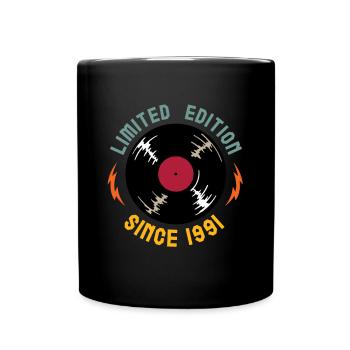 Millésime 1991 - Mug uni - noir - Devant