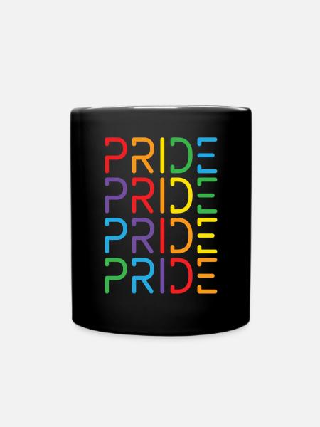 Gay Rights Rainbow Pride Month LGBTQ Pride Parade - Tasse einfarbig - Schwarz