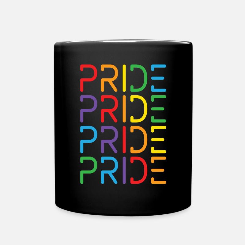 Gay Rights Rainbow Pride Month LGBTQ Pride Parade - Tasse einfarbig - Schwarz