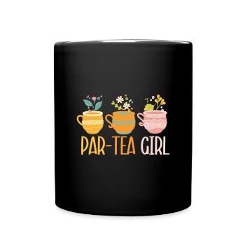 Par-tea Girl Chai Buveur de thé Amateurs de thé Chai Thé - Mug uni - noir - Devant