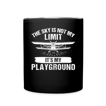 Le ciel n’est pas ma limite - Mug uni - noir - Devant