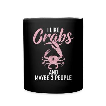 Cadeaux Crab Lover - Mug uni - noir - Devant