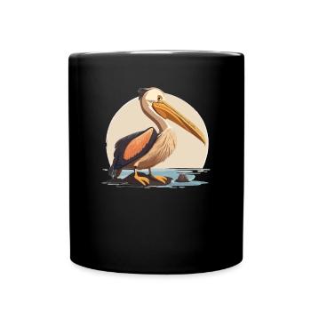 Pelikan - Tasse einfarbig - Schwarz - Vorne