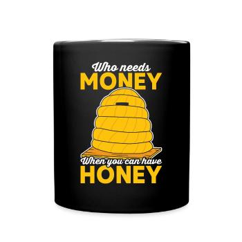 Imker Honigbiene Imker Imker Imker - Tasse einfarbig - Schwarz - Vorne