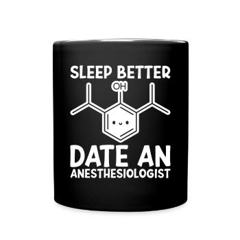 Anesthésiologie Anesthésiste Anesthésiste - Mug uni - noir - Devant