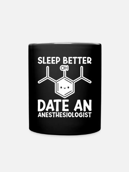 Anästhesiologie Anästhesist Anästhesist - Tasse einfarbig - Schwarz