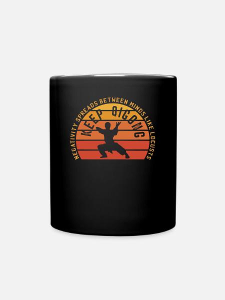 Keep-Qi-Gong Arts Martiaux Chigong Méditation - Mug uni - noir