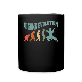 Qi-Gong Chigong Méditation Thaï-Chi Evolution - Mug uni - noir - Devant