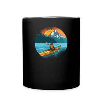 KAYAKS CANOË RAFTING BATEAU Kayak Pagayer - Mug uni - noir - Devant