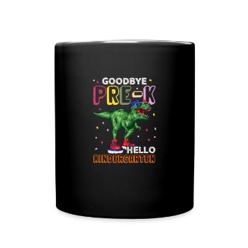 Kindergarten Child School Enrollment School Gift - Full Colour Mug - black - Front