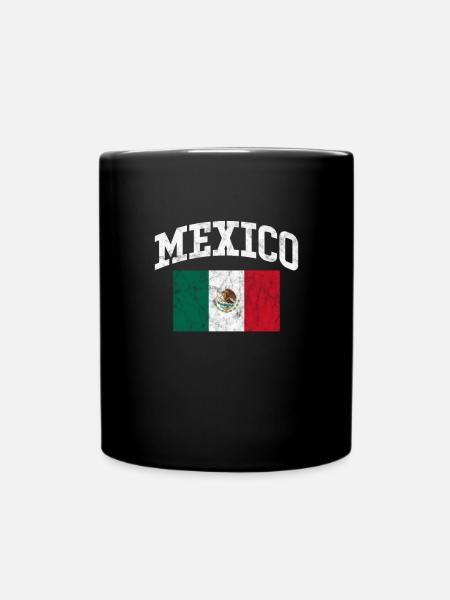 Mexiko - Tasse einfarbig - Schwarz