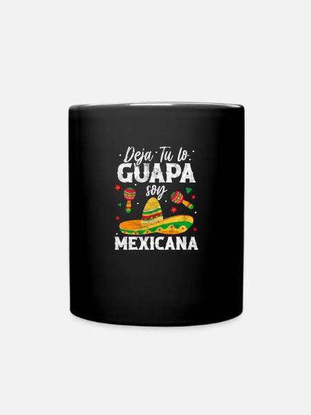 Mexiko - Tasse einfarbig - Schwarz