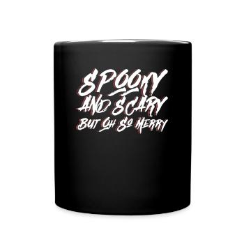 Effrayant effrayant, mais vraiment heureux - Goth - Mug uni - noir - Devant
