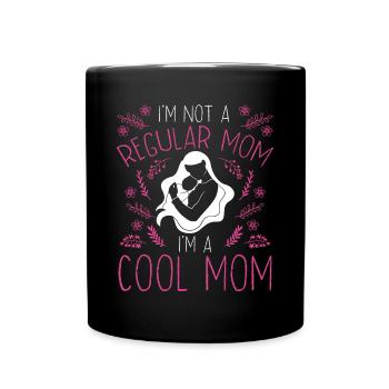 Je ne suis pas une mère normale - Mug uni - noir - Devant