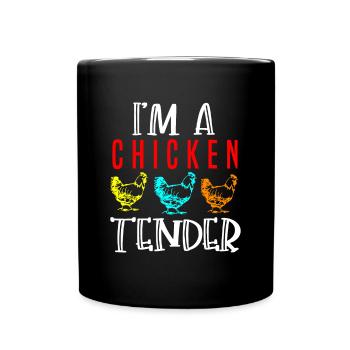 Lustig Ich bin ein Huhn Zärtliche Geschenke Geburtstagsfeier ac - Tasse einfarbig - Schwarz - Vorne