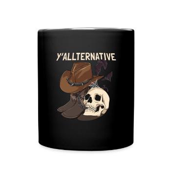 Gothic Y'allternative Graphic Western - Tasse einfarbig - Schwarz - Vorne