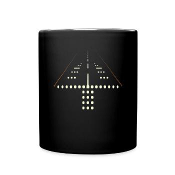 Airplane Plane Accessories - Tasse einfarbig - Schwarz - Vorne