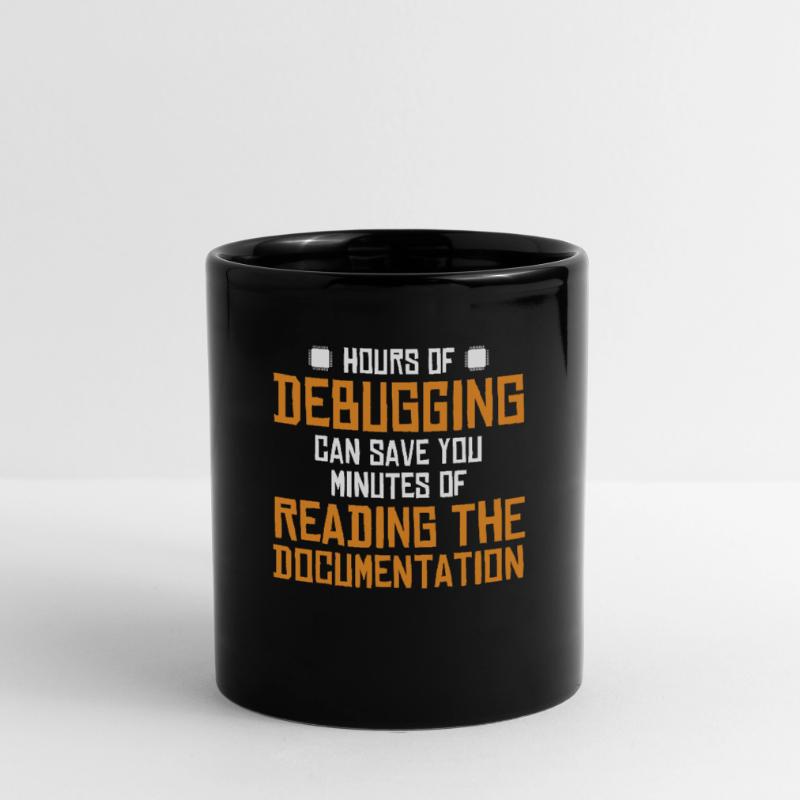 Hours Of Debugging Software Engineer Developer Full Colour Mug