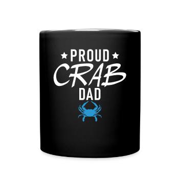 Krabbenliebhaber Geschenke - Tasse einfarbig - Schwarz - Vorne