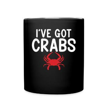 Krabbenliebhaber Geschenke - Tasse einfarbig - Schwarz - Vorne