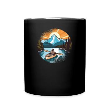 KAYAKS CANOË RAFTING BATEAU Kayak Pagayer - Mug uni - noir - Devant
