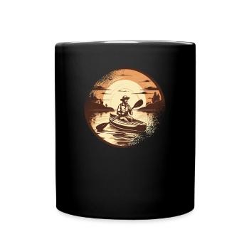 CANOE Kayaking Canadier-Canoe Kayak Canoe-Canoe - Full Colour Mug - black - Front