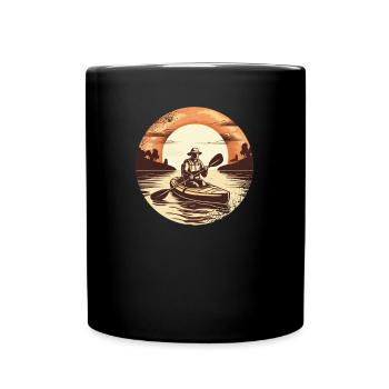 Canoe Canoe-Canoe Kayak Canoe-Kayak Canoe-Canoe - Full Colour Mug - black - Front
