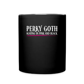 Perky Goth - Meurtre en rose et noir - Goth - Mug uni - noir - Devant