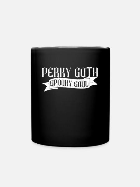 Perky Goth - Spooky Soul - Bubble Goth Perky Goth - Tasse einfarbig - Schwarz
