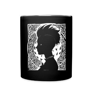 Entrez dans l’ombre Unique Horror Nun, Satanique, - Mug uni - noir - Devant