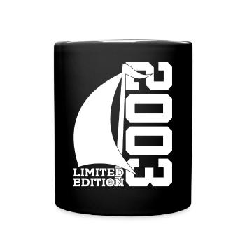 VOILIER 2003 VOILIER 23E ANNIVERSAIRE MARIN - Mug uni - noir - Devant
