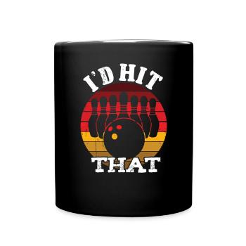 J’avais frappé ça - Mug uni - noir - Devant