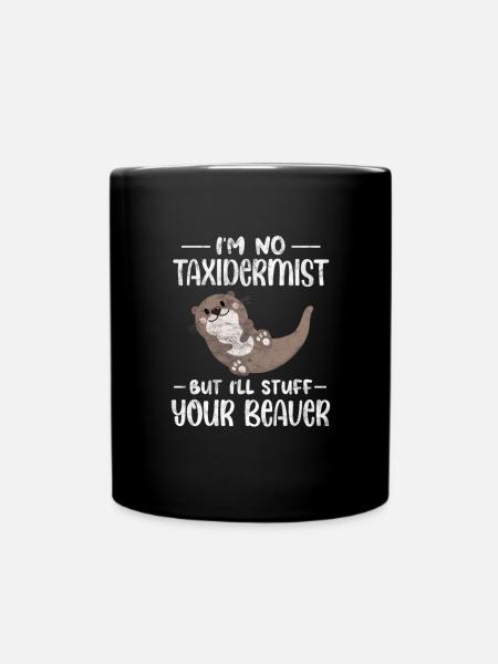 Otter - Tasse einfarbig - Schwarz