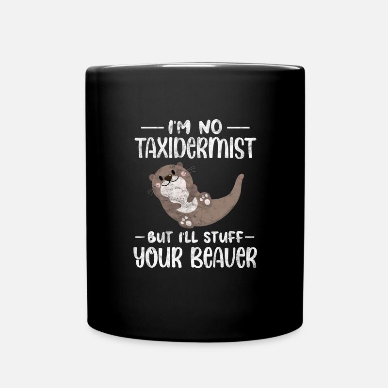 Otter - Tasse einfarbig - Schwarz