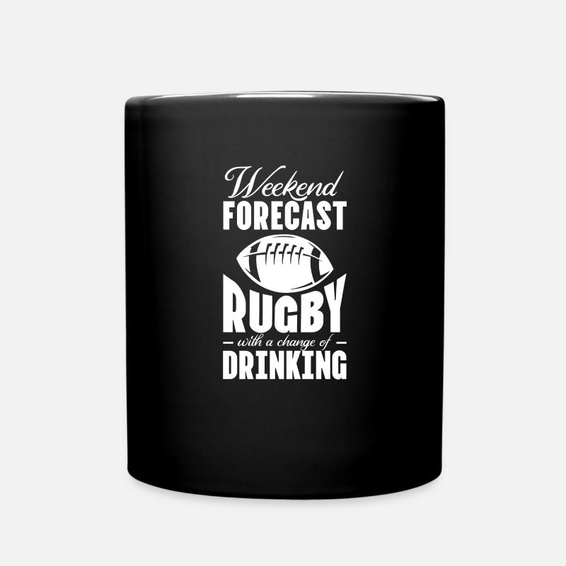 Rugby - Tasse einfarbig - Schwarz