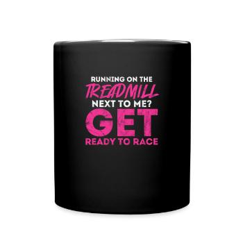 Running Runner Jogging Jogging Runner Gift - Full Colour Mug - black - Front
