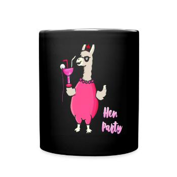 Junggesellinnenabschied Junggesellin JGA Lustig - Tasse einfarbig - Schwarz - Vorne