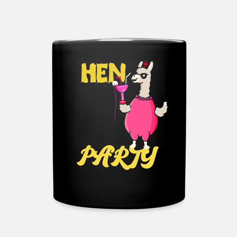 Junggesellinnenabschied JGA Frauen Hochzeit - Tasse einfarbig - Schwarz