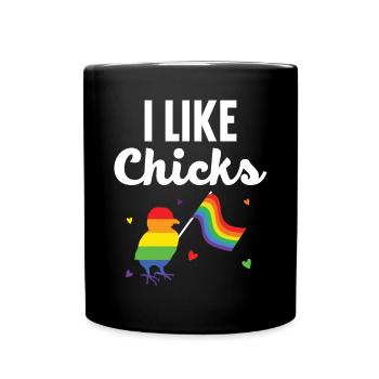 Gay Rights Rainbow Pride LGBTQ Gay Pride Parade - Tasse einfarbig - Schwarz - Vorne
