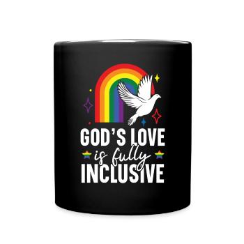Gay Rights Rainbow Pride LGBTQ Gay Pride Parade - Tasse einfarbig - Schwarz - Vorne