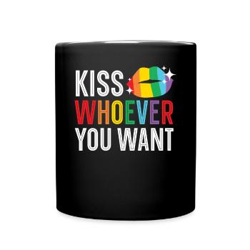 Gay Rights Rainbow Pride LGBTQ Gay Pride Parade - Tasse einfarbig - Schwarz - Vorne