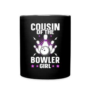 Cousin de la Bowler Girl - Mug uni - noir - Devant