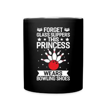 Forget glass slippers these Princess - Tasse einfarbig - Schwarz - Vorne