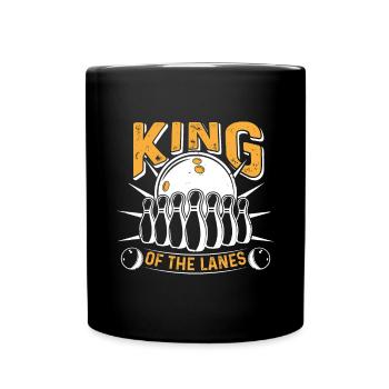 King of the Lanes - Full Colour Mug - black - Front