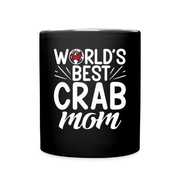 Crab Lover Gifts - Full Colour Mug - black - Front