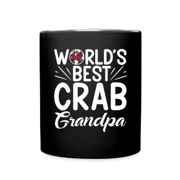 Crab Lover Gifts - Full Colour Mug - black - Front