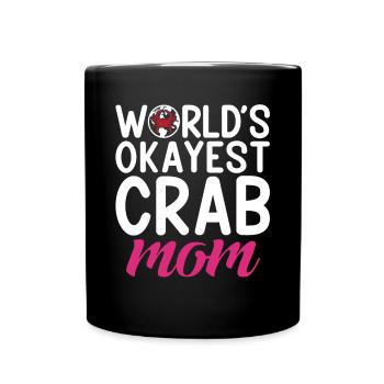 Krabbenliebhaber Geschenke - Tasse einfarbig - Schwarz - Vorne